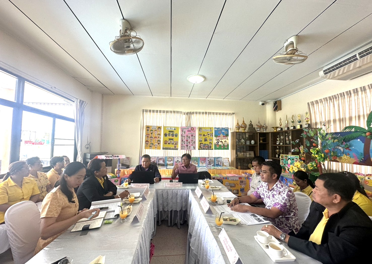 คณะกรรมการสำนักงานรับรองมาตรฐานและประเมินคุณภาพการศึกษา (สมศ.) เข้าตรวจประเมินคุณภาพการศึกษาศูนย์พัฒนาเด็กเล็กเทศบาลตำบลวังไผ่
