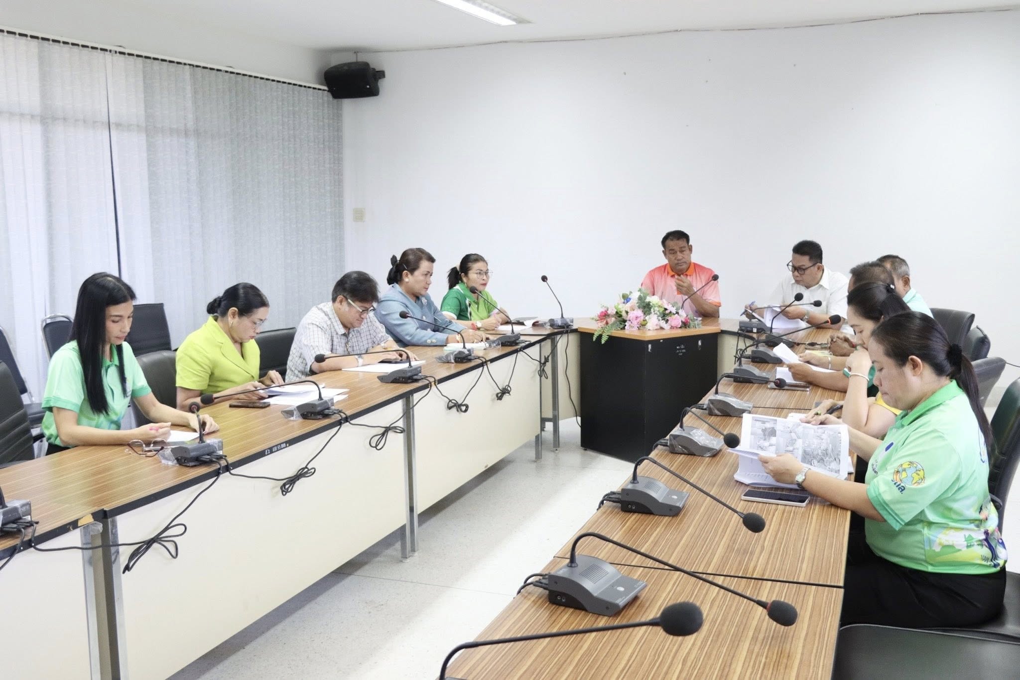 การประชุมหัวหน้าส่วนการงาน ประจำเดือนสิงหาคม 2568