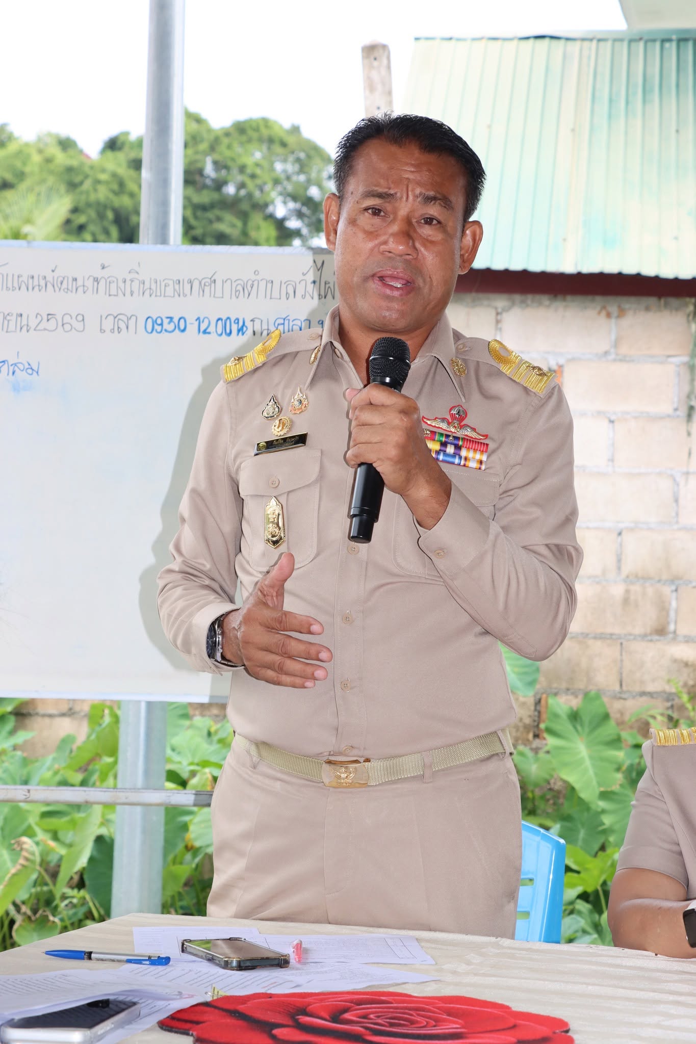 การประชุมประชาคมเพื่อจัดทำแผนพัฒนาท้องถิ่น ฉบับที่ 3 (พ.ศ. 2571 – 2575) หมู่ที่ 5