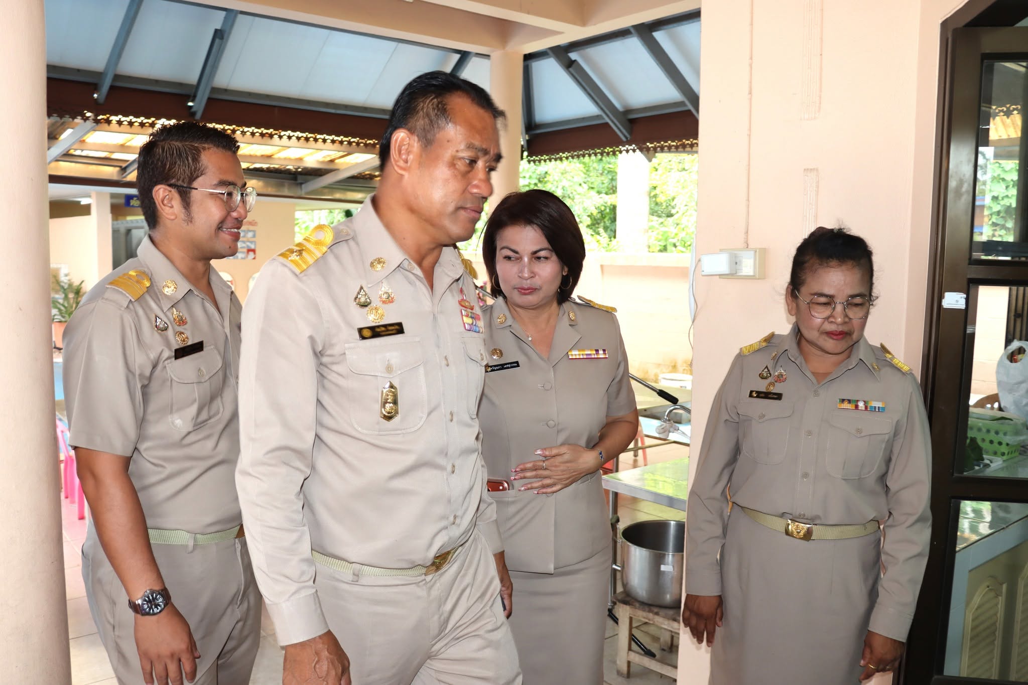 ลงพื้นที่ตรวจเยี่ยมอาหารกลางวันของศูนย์พัฒนาเด็กเล็กเทศบาลตำบลวังไผ่