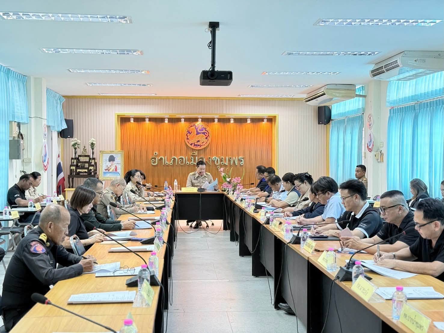 ประชุมหัวหน้าส่วนราชการระดับอำเภอ ประจำเดือน สิงหาคม พ.ศ. 2569