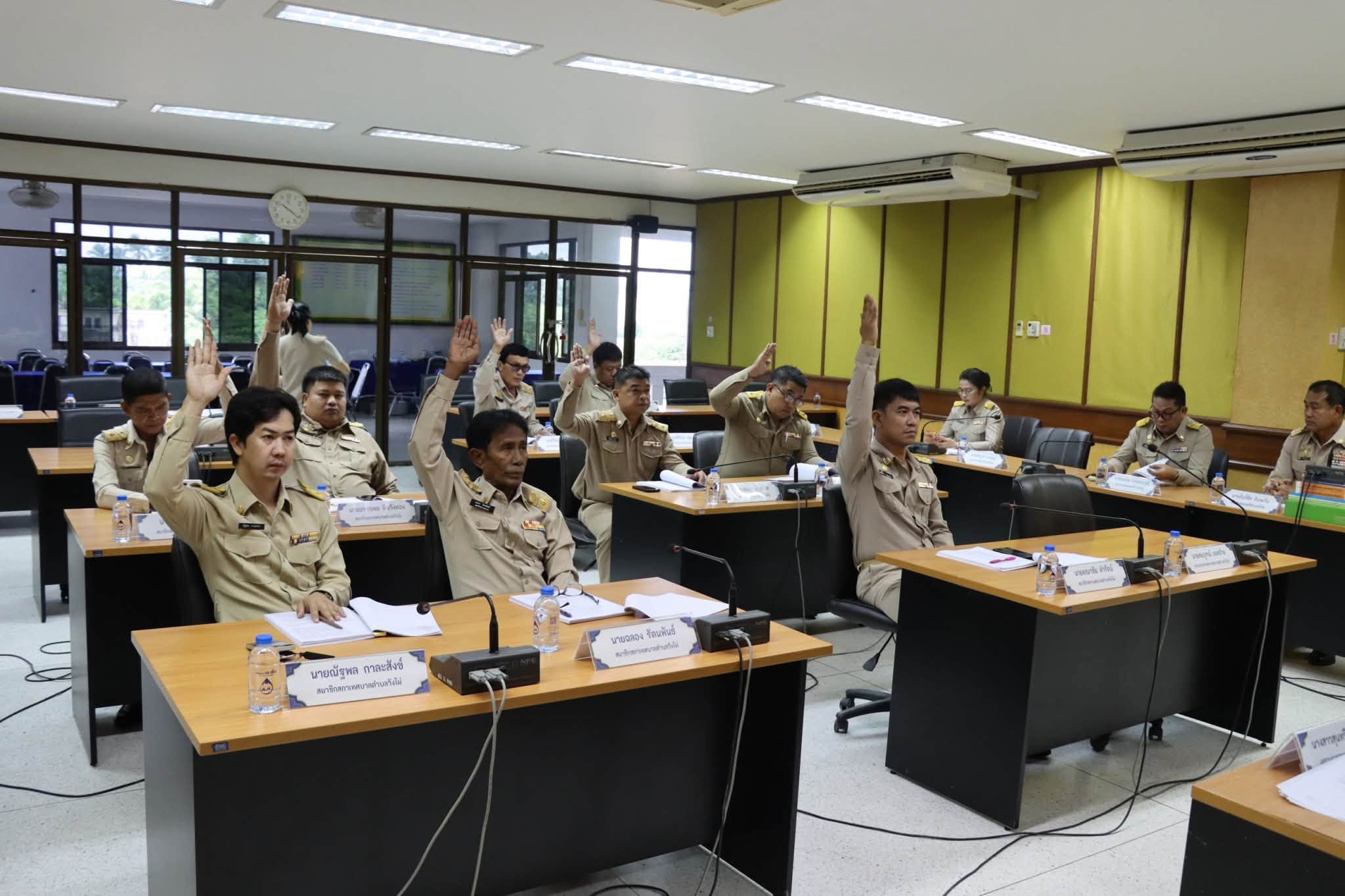 ประชุมสภาเทศบาลตำบลวังไผ่ สมัยวิสามัญ สมัยที่ 1 ครั้งที่ 1 ประจำปี 2569